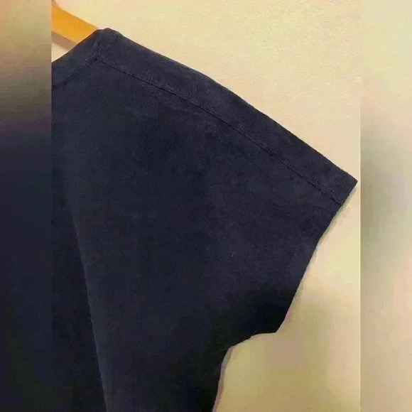 🆕 Hatley - Slouchy  Pocket Tee - Patriot Blue - Size Medium - Picture 6 of 10